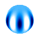 spinning blue orb