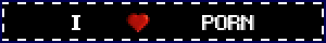i heart porn blinky