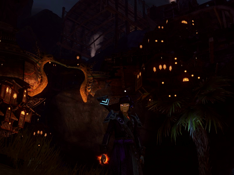 a screenshot of hazel aldern in lion's arch during shadow of the mad king