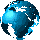 spinning blue globe